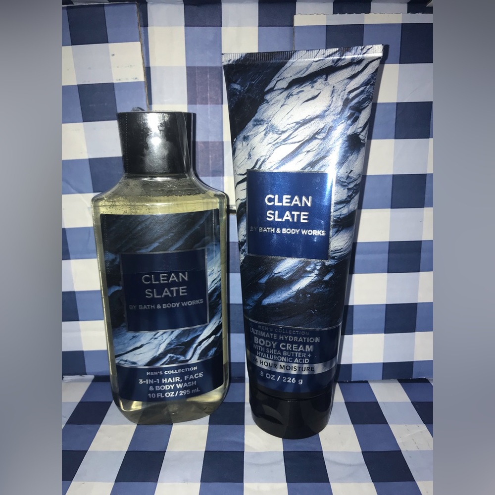 Bath and body works Clean Slate Men’s Collection